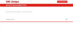 Desktop Screenshot of edv-juentgen.de