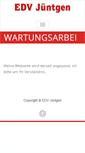 Mobile Screenshot of edv-juentgen.de